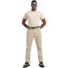 image:imageTBMPOY Mens Water Resistant Cargo Work Pants Ripstop Tactical Hiking Military Construction Outdoor Pants 10 PocketsKhaki