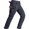 image:imageTBMPOY Mens Water Resistant Cargo Work Pants Ripstop Tactical Hiking Military Construction Outdoor Pants 10 PocketsNavy