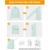image:imageTBMPOY Womens Packable UPF 50 Sun Protection Athletic Jacket Lightweight Full Zip Long Sleeve Workout Hiking SPF ShirtLight Blue