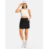 image:imageTBMPOY 16 Womens Tennis Skirts with Shorts Golf Skorts UPF100 High Waist 3 Pockets for Athletic Workouts Casual PickleballBlack