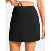 image:imageTBMPOY 16 Womens Tennis Skirts with Shorts Golf Skorts UPF100 High Waist 3 Pockets for Athletic Workouts Casual PickleballBlack