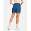 image:imageTBMPOY 16 Womens Tennis Skirts with Shorts Golf Skorts UPF100 High Waist 3 Pockets for Athletic Workouts Casual PickleballBlue