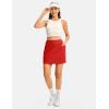 image:imageTBMPOY 16 Womens Tennis Skirts with Shorts Golf Skorts UPF100 High Waist 3 Pockets for Athletic Workouts Casual PickleballRed