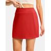 image:imageTBMPOY 16 Womens Tennis Skirts with Shorts Golf Skorts UPF100 High Waist 3 Pockets for Athletic Workouts Casual PickleballRed