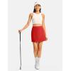 image:imageTBMPOY 16 Womens Tennis Skirts with Shorts Golf Skorts UPF100 High Waist 3 Pockets for Athletic Workouts Casual PickleballRed