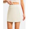 image:imageTBMPOY 16 Womens Tennis Skirts with Shorts Golf Skorts UPF100 High Waist 3 Pockets for Athletic Workouts Casual PickleballWhite