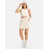 image:imageTBMPOY 16 Womens Tennis Skirts with Shorts Golf Skorts UPF100 High Waist 3 Pockets for Athletic Workouts Casual PickleballWhite