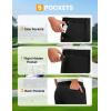 image:imageTBMPOY Mens 9 Stretch Golf Shorts Quick Dry Lightweight Flat Front Casual Dress Shorts for Work Business Travel HikingBlack