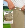 image:imageTBMPOY Mens 9 Stretch Golf Shorts Quick Dry Lightweight Flat Front Casual Dress Shorts for Work Business Travel HikingKhaki