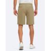 image:imageTBMPOY Mens 9 Stretch Golf Shorts Quick Dry Lightweight Flat Front Casual Dress Shorts for Work Business Travel HikingKhaki