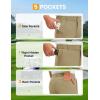 image:imageTBMPOY Mens 9 Stretch Golf Shorts Quick Dry Lightweight Flat Front Casual Dress Shorts for Work Business Travel HikingKhaki
