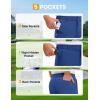 image:imageTBMPOY Mens 9 Stretch Golf Shorts Quick Dry Lightweight Flat Front Casual Dress Shorts for Work Business Travel HikingRoyal Blue