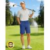 image:imageTBMPOY Mens 9 Stretch Golf Shorts Quick Dry Lightweight Flat Front Casual Dress Shorts for Work Business Travel HikingRoyal Blue