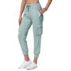 image:imageTBMPOY Womens Cargo Pants Lightweight Hiking Joggers Casual Travel Sweatpants Quick Dry Outdoor Trip Work 6 PocketsBlue