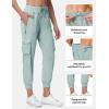 image:imageTBMPOY Womens Cargo Pants Lightweight Hiking Joggers Casual Travel Sweatpants Quick Dry Outdoor Trip Work 6 PocketsBlue