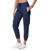 image:imageTBMPOY Womens Cargo Pants Lightweight Hiking Joggers Casual Travel Sweatpants Quick Dry Outdoor Trip Work 6 PocketsNavy