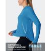 image:imageTBMPOY Womens UPF 50 Sun Hoodie UV Protection Hiking Shirts Long Sleeve Lightweight Quick Dry Tops for Outdoor FishingCobalt Blue