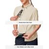 image:imageTBMPOY Womens UPF 50 Sun Protection Fishing Safari UV Shirt Long Sleeve Camping Hiking Outdoor Travel Button Down ShirtKhaki