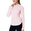 image:imageTBMPOY Womens UPF 50 Sun Hoodie UV Protection Hiking Shirts Long Sleeve Lightweight Quick Dry Tops for Outdoor FishingLight Pink