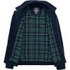 image:imageTBMPOY Mens Casual Cotton Jacket Lightweight Full Zip Canvas Lapel Jackets Business Work Windbreaker with 3 PocketsNavy