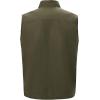 image:imageTBMPOY Mens Casual Vest Stylish Sleeveless Lightweight Canvas Outerwear Work Utility Cotton Jacket Travel Fishing HikingArmy Green