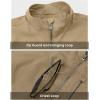 image:imageTBMPOY Mens Casual Vest Stylish Sleeveless Lightweight Canvas Outerwear Work Utility Cotton Jacket Travel Fishing HikingKhaki