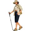 image:imageTBMPOY Womens 15 Long Hiking Shorts Below Knee Length Cargo Capri Bermuda Water Resistant Lightweight Stretch 3 Pockets15innavy Blue