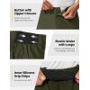 image:imageTBMPOY Mens 9 Golf Shorts Stretch Dress Quick Dry Casual Flat Front Elastic Waist Shorts for Men with 5 PocketsArmy Green