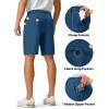 image:imageTBMPOY Mens 9 Golf Shorts Stretch Dress Quick Dry Casual Flat Front Elastic Waist Shorts for Men with 5 PocketsDenim Blue