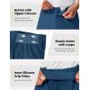 image:imageTBMPOY Mens 9 Golf Shorts Stretch Dress Quick Dry Casual Flat Front Elastic Waist Shorts for Men with 5 PocketsDenim Blue