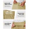 image:imageTBMPOY Mens 9 Golf Shorts Stretch Dress Quick Dry Casual Flat Front Elastic Waist Shorts for Men with 5 PocketsLight Khaki