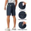 image:imageTBMPOY Mens 9 Golf Shorts Stretch Dress Quick Dry Casual Flat Front Elastic Waist Shorts for Men with 5 PocketsNavy Blue