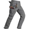 image:imageTBMPOY Cargo Pants for Men Water Resistant Ripstop Tactical Work Hiking Construction Outdoor Pants with 10 PocketsDark Gray