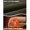 image:imageTBMPOY Mens Winter Vest Outerwear Fleece SherpaLined Casual Vests Warm Cotton Jacket With Full ZipperArmy Green
