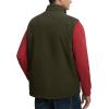 image:imageTBMPOY Mens Winter Vest Outerwear Fleece SherpaLined Casual Vests Warm Cotton Jacket With Full ZipperArmy Green