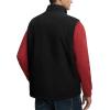 image:imageTBMPOY Mens Winter Vest Outerwear Fleece SherpaLined Casual Vests Warm Cotton Jacket With Full ZipperBlack