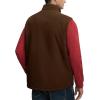 image:imageTBMPOY Mens Winter Vest Outerwear Fleece SherpaLined Casual Vests Warm Cotton Jacket With Full ZipperBrown