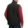 image:imageTBMPOY Mens Winter Vest Outerwear Fleece SherpaLined Casual Vests Warm Cotton Jacket With Full ZipperDark Grey