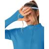 image:imageTBMPOY Womens UPF 50 Sun Protection Lightweight Jacket Athletic Hiking Full Zip Up Long Sleeve Packable Workout ShirtCobalt Blue