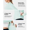image:imageTBMPOY Womens UPF 50 Sun Protection Lightweight Jacket Athletic Hiking Full Zip Up Long Sleeve Packable Workout ShirtLight Blue