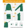 image:imageTBMPOY Womens UPF 50 Sun Protection Lightweight Jacket Athletic Hiking Full Zip Up Long Sleeve Packable Workout ShirtPeacock Green