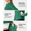 image:imageTBMPOY Womens UPF 50 Sun Protection Lightweight Jacket Athletic Hiking Full Zip Up Long Sleeve Packable Workout ShirtPeacock Green