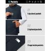 image:imageTBMPOY Mens Lightweight Softshell Vests Windproof Sleeveless Jackets Golf Outdoor Outerwear Summer Hiking Travel CyclingDark Blue