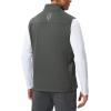 image:imageTBMPOY Mens Lightweight Softshell Vests Windproof Sleeveless Jackets Golf Outdoor Outerwear Summer Hiking Travel CyclingDark Grey