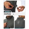 image:imageTBMPOY Mens Lightweight Softshell Vests Windproof Sleeveless Jackets Golf Outdoor Outerwear Summer Hiking Travel CyclingDark Grey