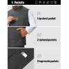 image:imageTBMPOY Mens Lightweight Softshell Vests Windproof Sleeveless Jackets Golf Outdoor Outerwear Summer Hiking Travel CyclingDark Grey