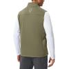 image:imageTBMPOY Mens Lightweight Softshell Vests Windproof Sleeveless Jackets Golf Outdoor Outerwear Summer Hiking Travel CyclingGrayish Green
