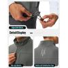 image:imageTBMPOY Mens Lightweight Softshell Vests Windproof Sleeveless Jackets Golf Outdoor Outerwear Summer Hiking Travel CyclingMedium Grey