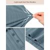 image:imageTBMPOY Mens Casual Knit Polo with Pocket Textured Shirts Short Sleeve Classic Summer VacationBlue