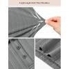 image:imageTBMPOY Mens Casual Knit Polo with Pocket Textured Shirts Short Sleeve Classic Summer VacationGrey